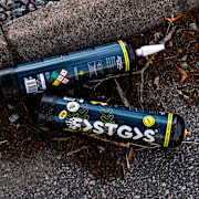 Använda lustgastuber i Stockholm. Arkivbild 