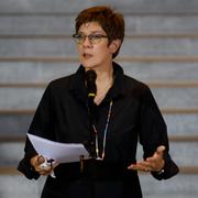 Annegret Kramp-Karrenbauer, ledare för CDU. 