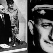 Arkivbilder: Eichmann i rätten i Jerusalem 1961 och som SS-officer under andra världskriget