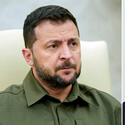 Volodymyr Zelenskyj och  Vladimir Putin AP/TT