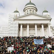 Demonstrationen i Helsingfors