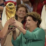 Fifas president Sepp Blatter och Brasiliens president Dilma Rousseff.