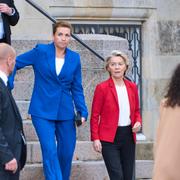 Frederiksen och von der Leyen i Köpenhamn, 1 oktober. 