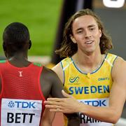 Kipyegon Bett och Andreas Kramer. 