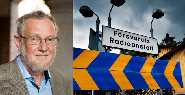 Wilhelm Agrell och Försvarets radioanstalt på Lovö. TT