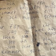 Brevet hittades i mannens hem.