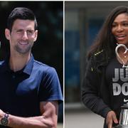 Novak Djokovic och Venus Williams