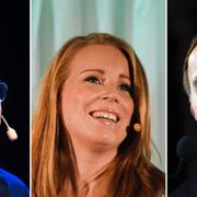 Ulf Kristersson, Annie Lööf och Stefan Löfven. 