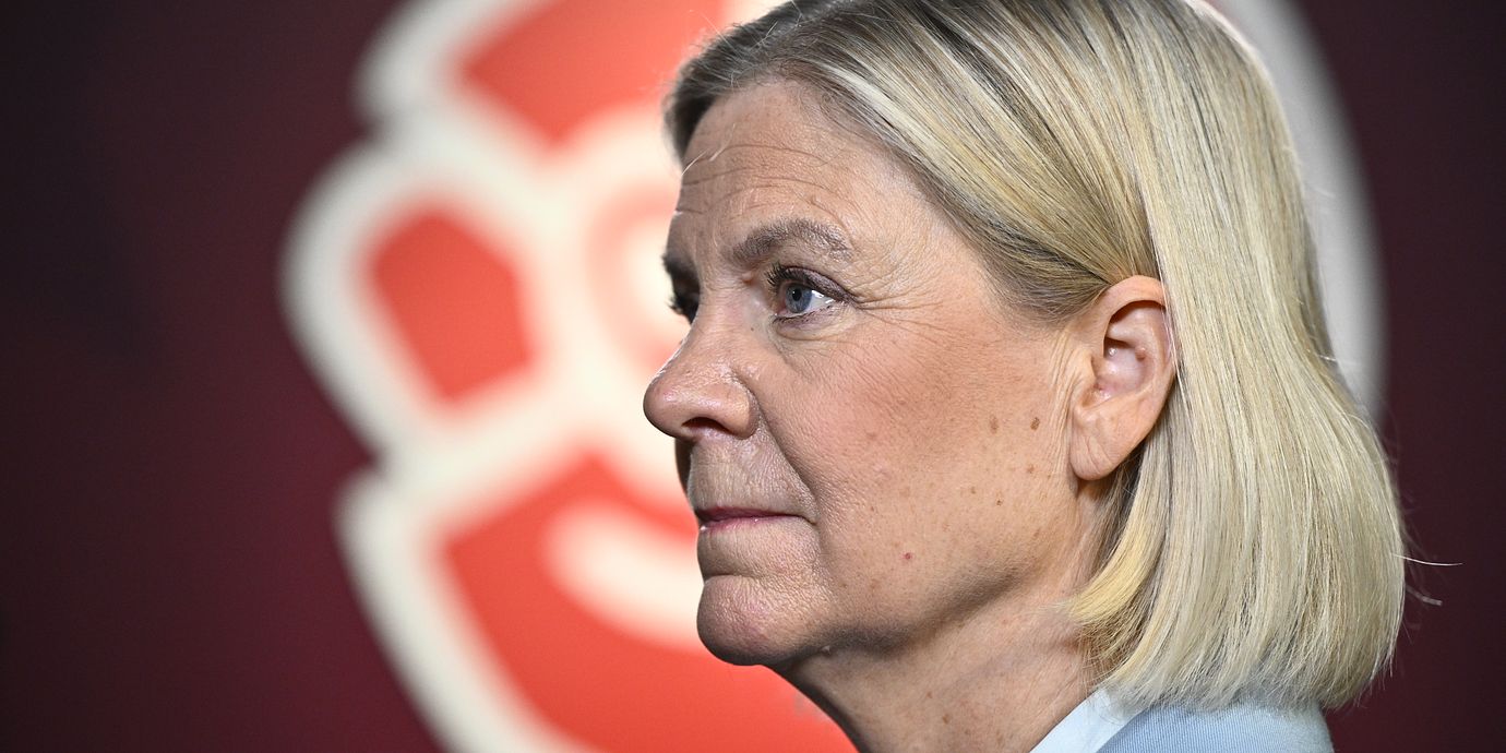Socialdemokraternas Magdalena Andersson.