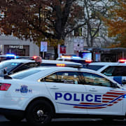 Bild från polisinsatsen. 