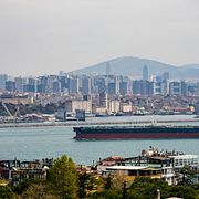 Arkivbild: Oljetanker i Bosporen.