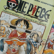 Piraten från den populära animeserien ”One piece” under en protest i Indonesien i början av september.