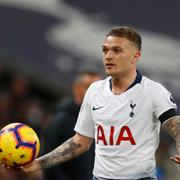 Här har Tottenhams Kieran Trippier vinkats av för offside.