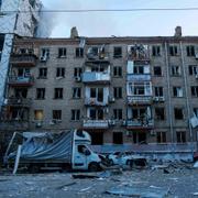 Förödelse i Kyiv, 28 augusti 2025. 