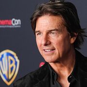 Tom Cruise vid en presentation av filmen Digger, i vilken han spelar huvudrollen, i april i år.  Filmen producerades av Warner Bros.
