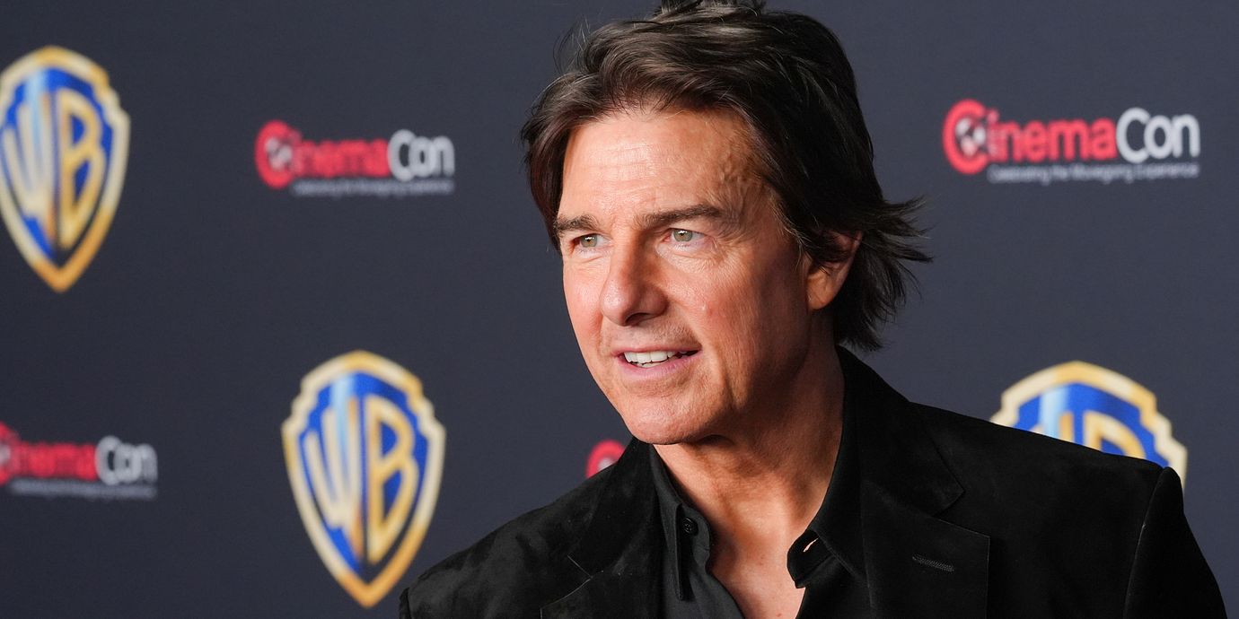 Tom Cruise vid en presentation av filmen Digger, i vilken han spelar huvudrollen, i april i år.  Filmen producerades av Warner Bros.