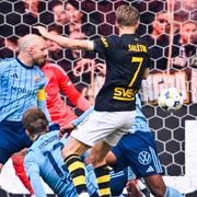 AIK:s Anton Salétros kvitterade sent. 
