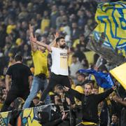 Maccabi Tel Aviv-supportrar, arkivbild. 