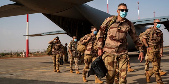 Franska soldater i Niger 2021. Jerome Delay / AP