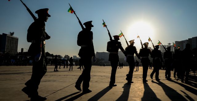 Etiopisk militärparad AP/TT