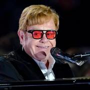 Elton John i Stockholm 2023.