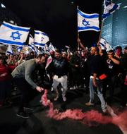 Demonstranter i Israel. Ohad Zwigenberg / AP