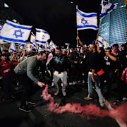 Demonstranter i Israel. Ohad Zwigenberg / AP