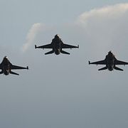 F-16-plan som tillhör Israels flygvapen.