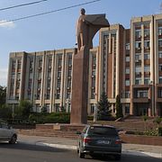 Arkivbild. Leninmonument i Transnistriens huvdstad Tiraspol, 2021.