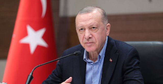Turkiets president Recep Tayyip Erdogan.  Mustafa Kamaci / TT NYHETSBYRÅN