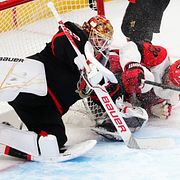 Ullmark under slutspelet.