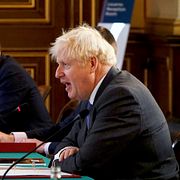 Boris Johnson och Mat Hancock,