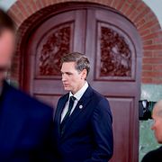 Nobelkommitténs chef Jørgen Watne Frydnes under fredagens tillkännagivande.