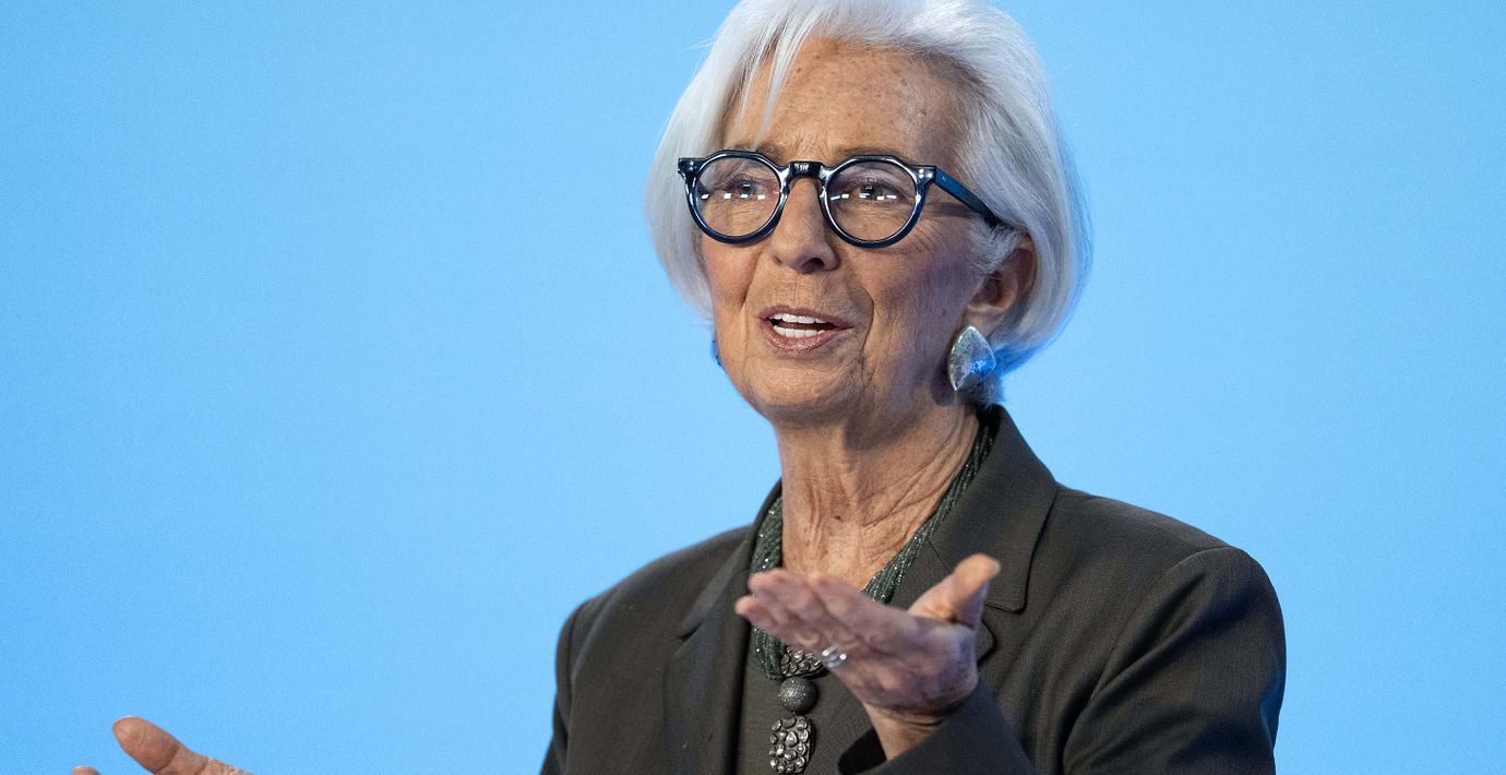 ECB-chefen Christine Lagarde. 