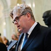 Justitieminister Gunnar Strömmer (M) vid riksmötets öppnande.