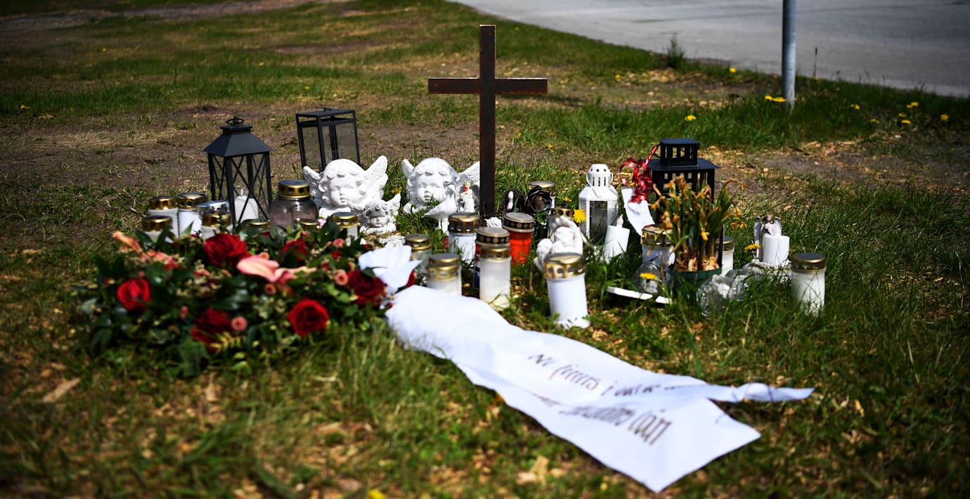 Minnesplats utanför Risbergska. 