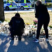 Minnesplatsen utanför Brinellskolan i Fagersta.