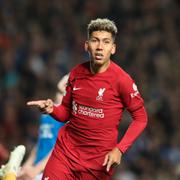 Roberto Firmino i Liverpool-tröjan. 