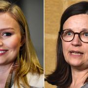 Ebba Busch Thor (KD) och Anna Ekström (S)