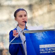 Greta Thunberg.