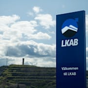 LKAB:s gruva i Kiruna. 