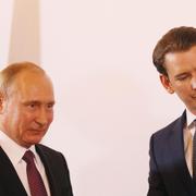 Vladimir Putin och Sebastian Kurz