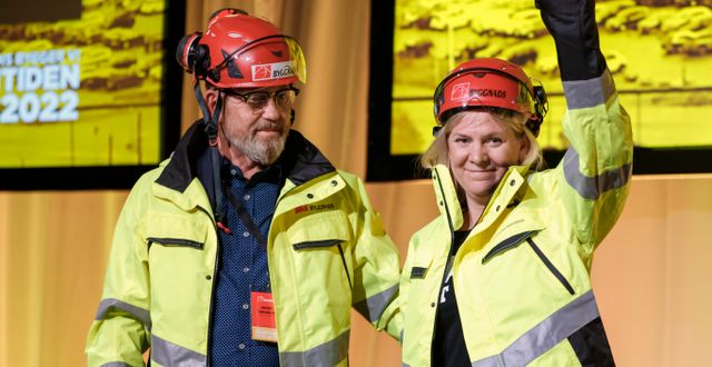  Johan Lindholm och Magdalena Andersson/Arkivbild Christine Olsson/TT