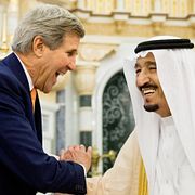 USA:s John Kerry, kung Salman