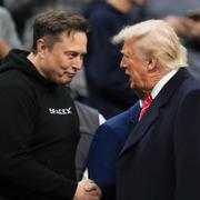 Elon Musk och Donald Trump. 