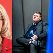 Heléne Fritzon (S) och Peter Lundgren (SD) är respektive partis toppnamn i EU-valet.