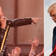 Steven Tyler och Donald Trump.