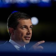 Pete Buttigieg under tiden som minister.