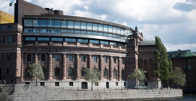 Riksdagshuset i Stockholm. Henrik Montgomery/TT / TT NYHETSBYRÅN