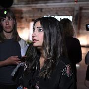 
Vänsterpartiets partiledare Nooshi Dadgostar.
